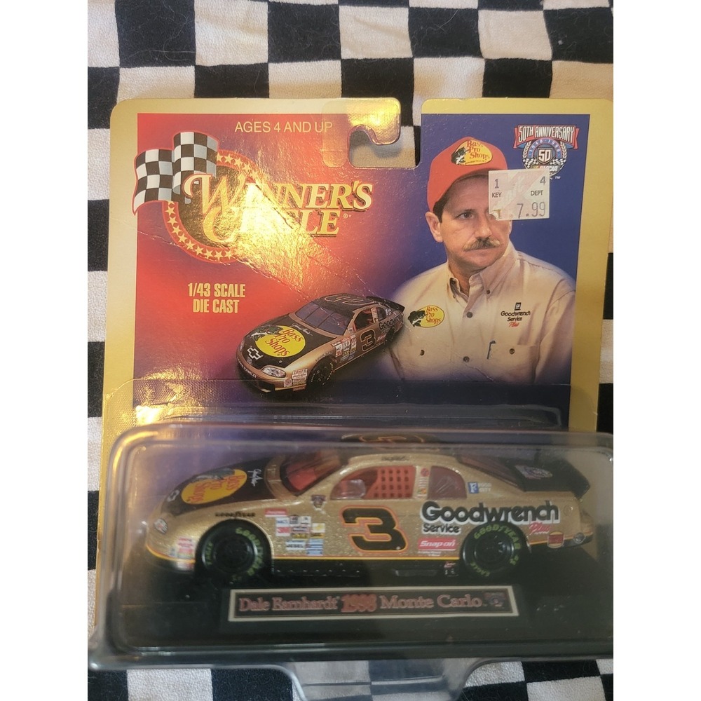 Winner Circle Dale Earnhardt 1998 Monte Carlo Gold #3 1/43 Scale Die Cast Nascar